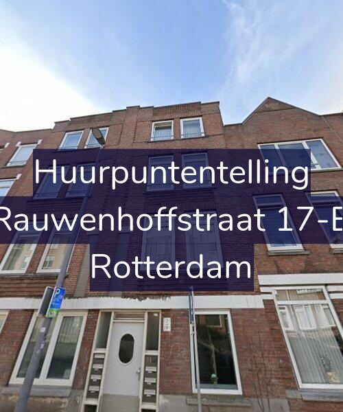 Foto gevel Huurpuntentelling voor Rauwenhoffstraat 17-B, Rotterdam