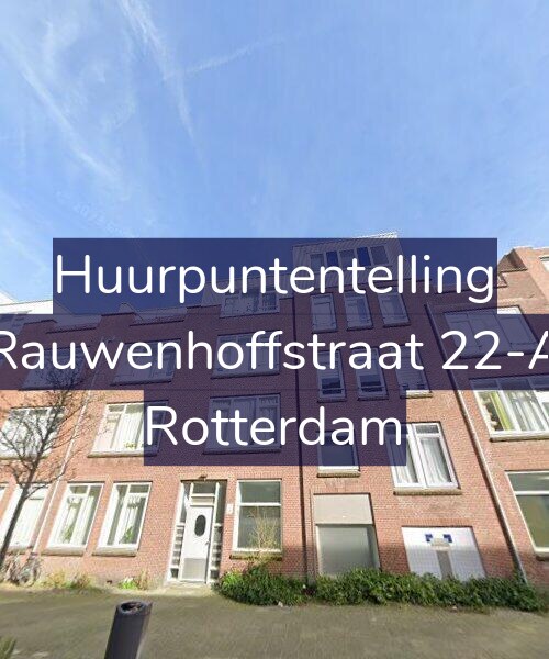 Foto gevel Huurpuntentelling voor Rauwenhoffstraat 22-A, Rotterdam