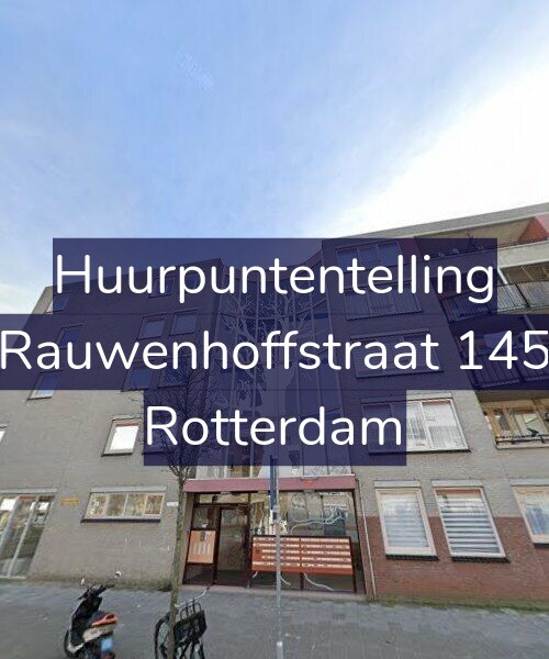 Foto gevel Huurpuntentelling voor Rauwenhoffstraat 145, Rotterdam