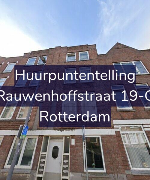 Foto gevel Huurpuntentelling voor Rauwenhoffstraat 19-C, Rotterdam