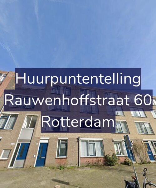 Foto gevel Huurpuntentelling voor Rauwenhoffstraat 60, Rotterdam