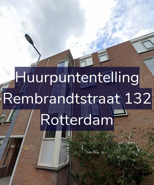 Foto gevel Huurpuntentelling voor Rembrandtstraat 132, Rotterdam