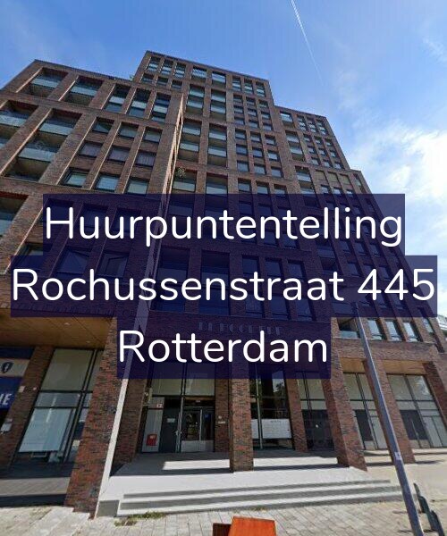 Foto gevel Huurpuntentelling voor Rochussenstraat 445, Rotterdam