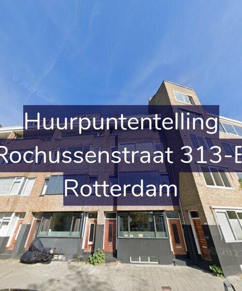 Foto gevel Huurpuntentelling voor Rochussenstraat 313-B, Rotterdam