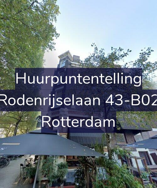 Foto gevel Huurpuntentelling voor Rodenrijselaan 43-B02, Rotterdam