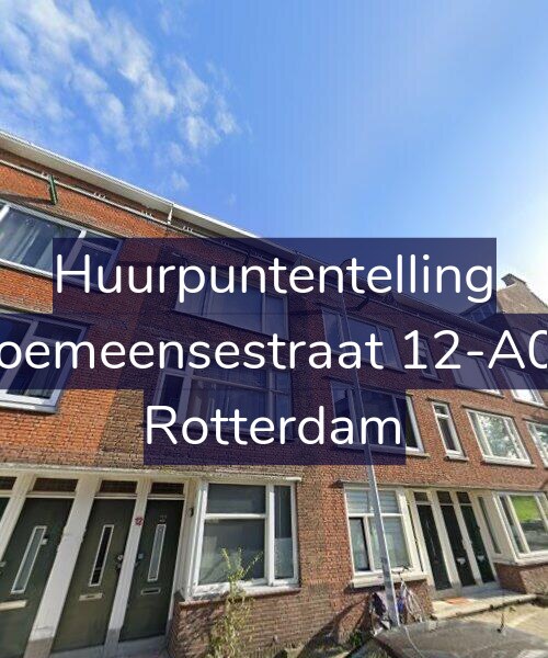 Foto gevel Huurpuntentelling voor Roemeensestraat 12-A01, Rotterdam