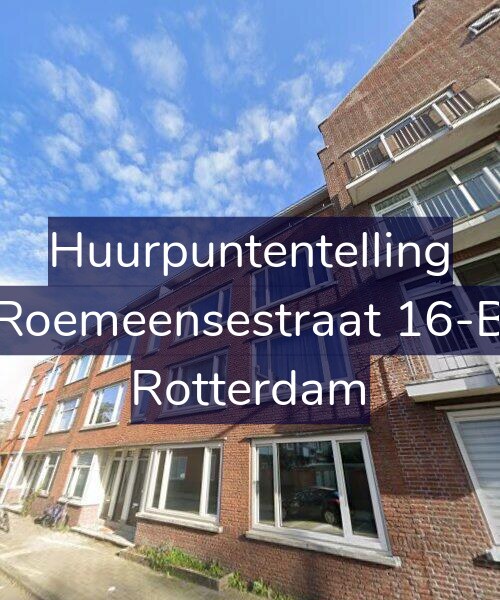 Foto gevel Huurpuntentelling voor Roemeensestraat 16-B, Rotterdam