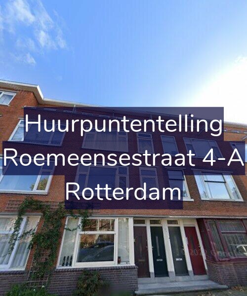 Foto gevel Huurpuntentelling voor Roemeensestraat 4-A, Rotterdam