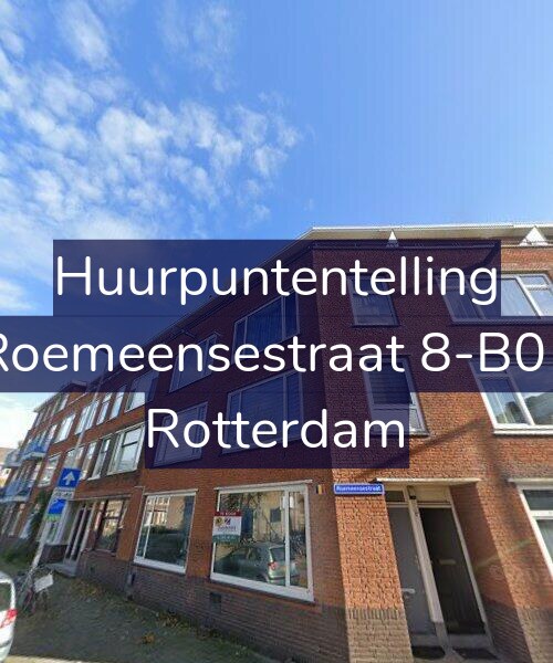 Foto gevel Huurpuntentelling voor Roemeensestraat 8-B01, Rotterdam