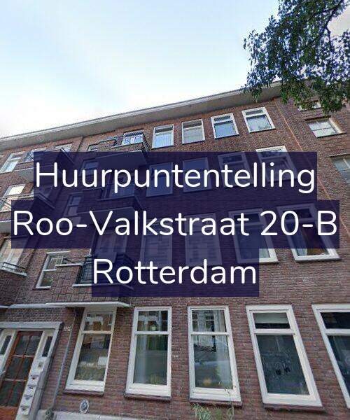 Foto gevel Huurpuntentelling voor Roo-Valkstraat 20-B, Rotterdam