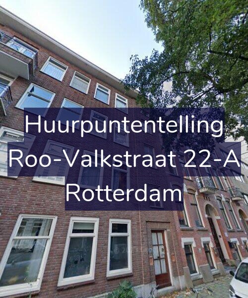 Foto gevel Huurpuntentelling voor Roo-Valkstraat 22-A, Rotterdam