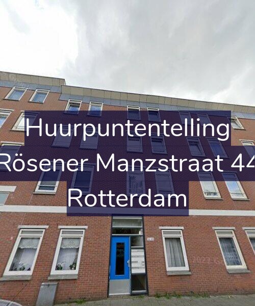 Foto gevel Huurpuntentelling voor Rösener Manzstraat 44, Rotterdam