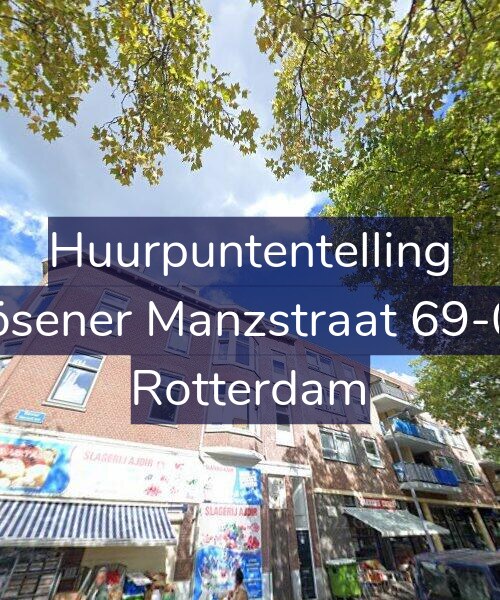 Foto gevel Huurpuntentelling voor Rösener Manzstraat 69-02, Rotterdam