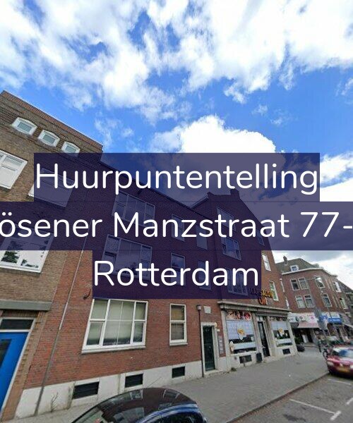 Foto gevel Huurpuntentelling voor Rösener Manzstraat 77-B, Rotterdam