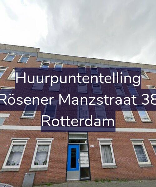 Foto gevel Huurpuntentelling voor Rösener Manzstraat 38, Rotterdam
