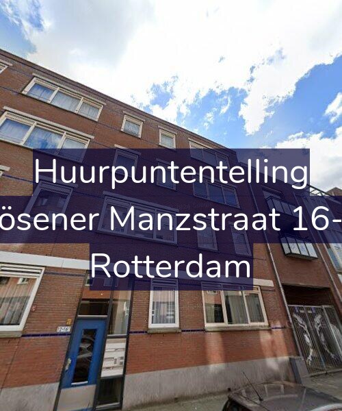 Foto gevel Huurpuntentelling voor Rösener Manzstraat 16-C, Rotterdam