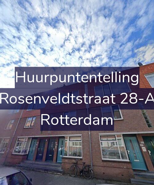 Foto gevel Huurpuntentelling voor Rosenveldtstraat 28-A, Rotterdam