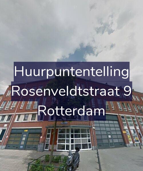 Foto gevel Huurpuntentelling voor Rosenveldtstraat 9, Rotterdam