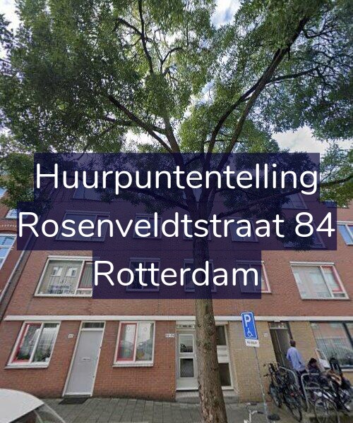 Foto gevel Huurpuntentelling voor Rosenveldtstraat 84, Rotterdam