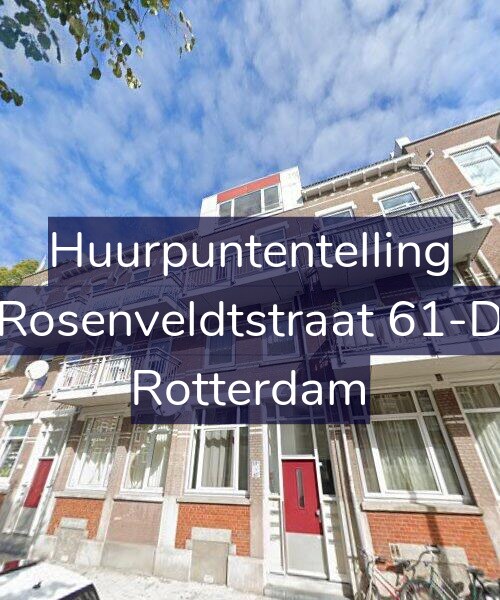 Foto gevel Huurpuntentelling voor Rosenveldtstraat 61-D, Rotterdam