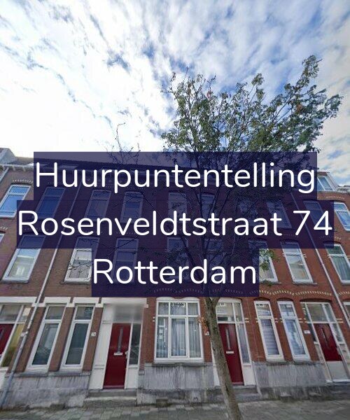 Foto gevel Huurpuntentelling voor Rosenveldtstraat 74, Rotterdam