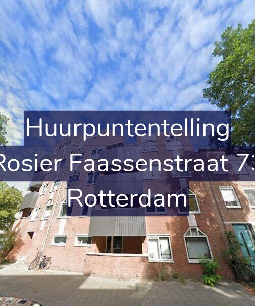 Foto gevel Huurpuntentelling voor Rosier Faassenstraat 73, Rotterdam