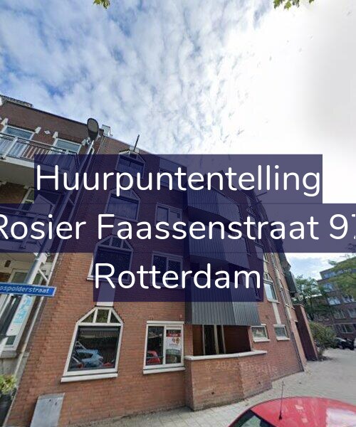 Foto gevel Huurpuntentelling voor Rosier Faassenstraat 97, Rotterdam