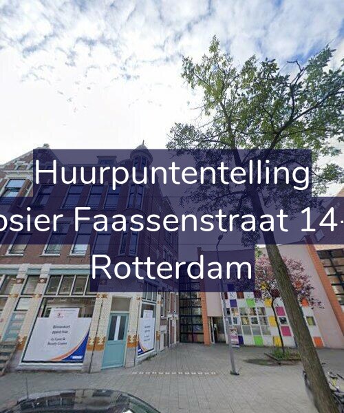 Foto gevel Huurpuntentelling voor Rosier Faassenstraat 14-G, Rotterdam
