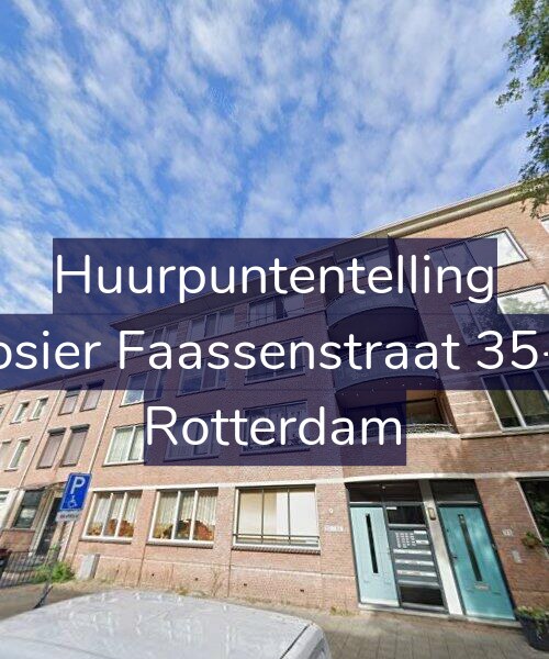 Foto gevel Huurpuntentelling voor Rosier Faassenstraat 35-G, Rotterdam