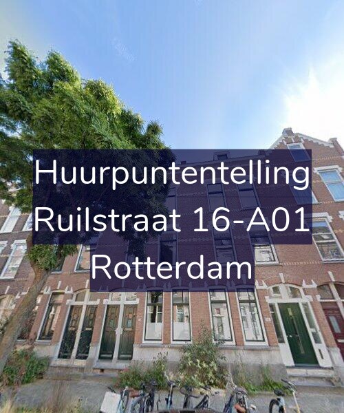 Foto gevel Huurpuntentelling voor Ruilstraat 16-A01, Rotterdam