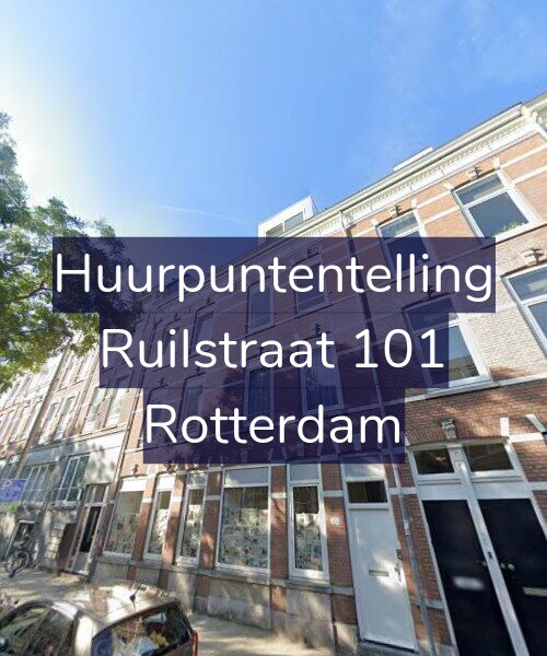 Foto gevel Huurpuntentelling voor Ruilstraat 101, Rotterdam