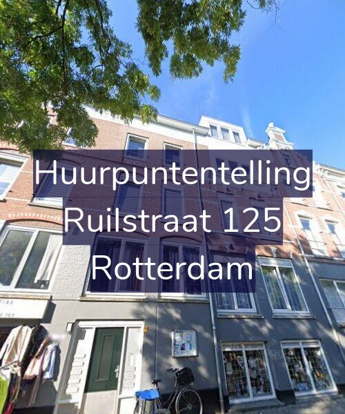 Foto gevel Huurpuntentelling voor Ruilstraat 125, Rotterdam
