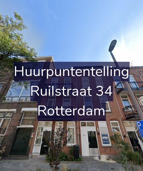 Foto gevel Huurpuntentelling voor Ruilstraat 34, Rotterdam