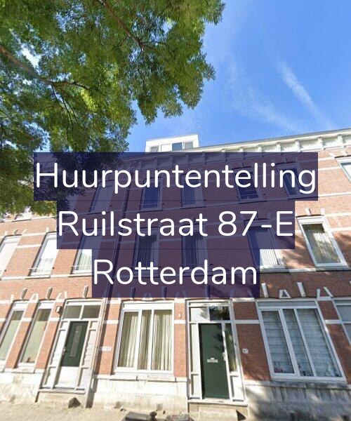 Foto gevel Huurpuntentelling voor Ruilstraat 87-E, Rotterdam