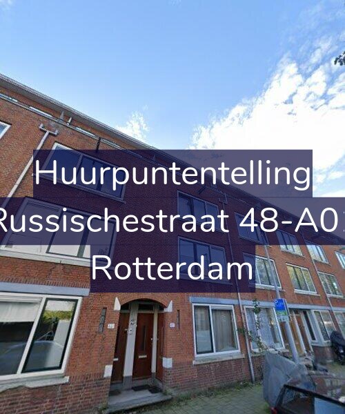 Foto gevel Huurpuntentelling voor Russischestraat 48-A01, Rotterdam