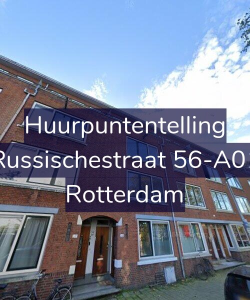 Foto gevel Huurpuntentelling voor Russischestraat 56-A01, Rotterdam