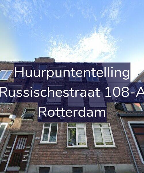 Foto gevel Huurpuntentelling voor Russischestraat 108-A, Rotterdam