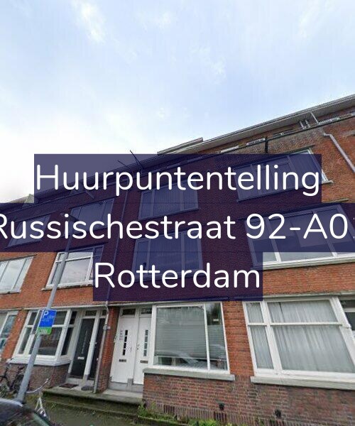 Foto gevel Huurpuntentelling voor Russischestraat 92-A01, Rotterdam