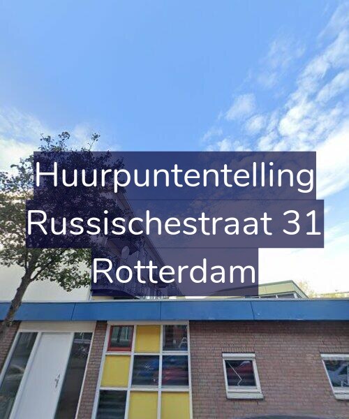 Foto gevel Huurpuntentelling voor Russischestraat 31, Rotterdam