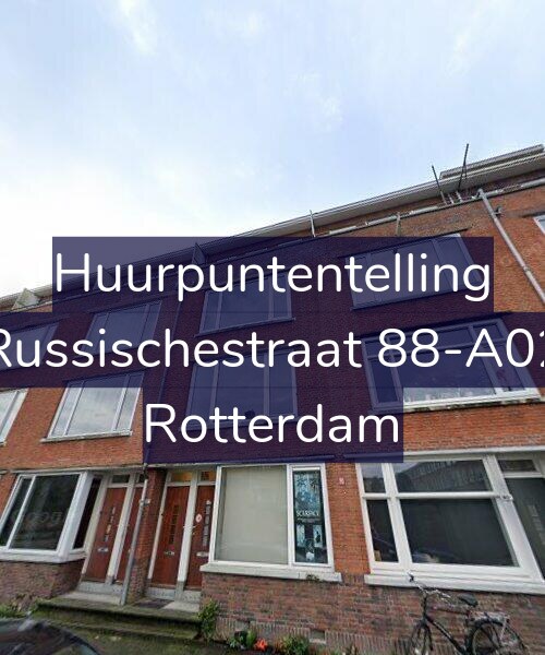 Foto gevel Huurpuntentelling voor Russischestraat 88-A02, Rotterdam