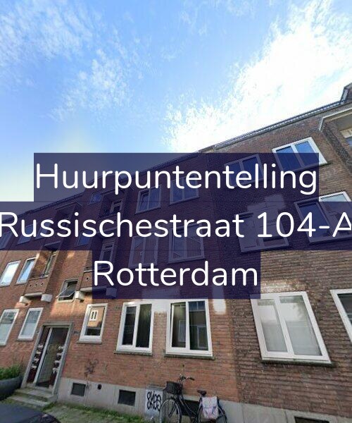 Foto gevel Huurpuntentelling voor Russischestraat 104-A, Rotterdam
