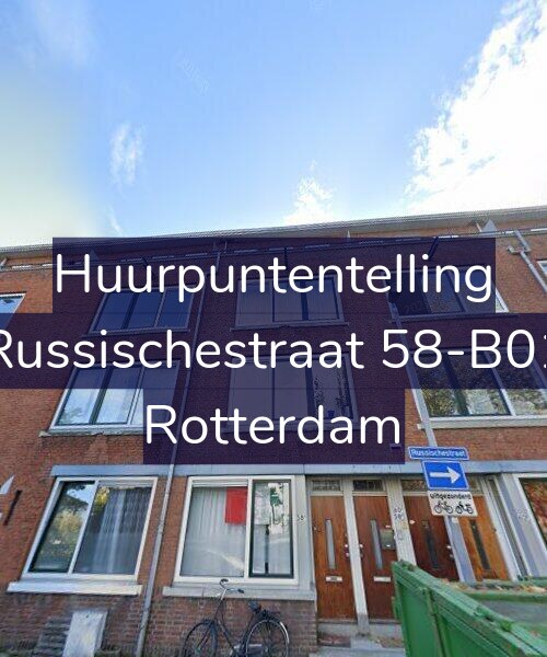 Foto gevel Huurpuntentelling voor Russischestraat 58-B01, Rotterdam