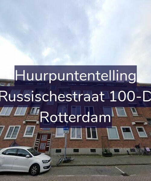 Foto gevel Huurpuntentelling voor Russischestraat 100-D, Rotterdam