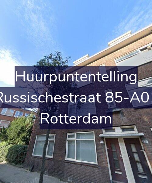Foto gevel Huurpuntentelling voor Russischestraat 85-A01, Rotterdam