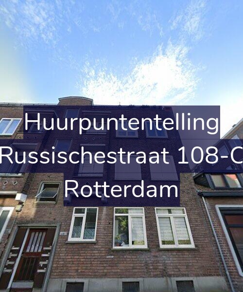 Foto gevel Huurpuntentelling voor Russischestraat 108-C, Rotterdam