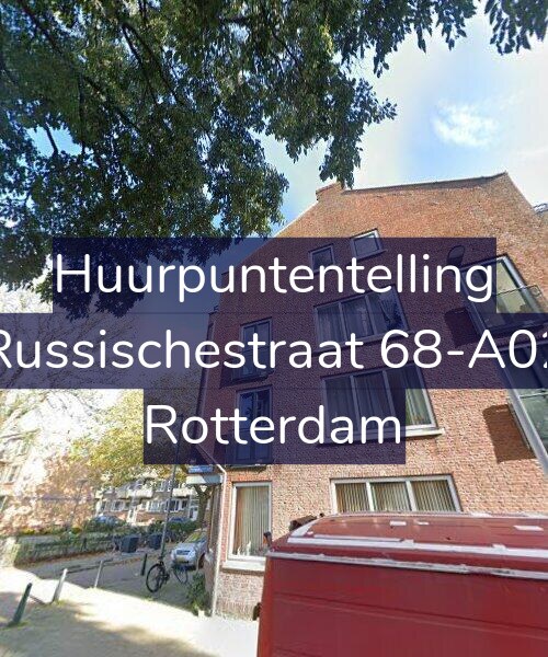 Foto gevel Huurpuntentelling voor Russischestraat 68-A02, Rotterdam