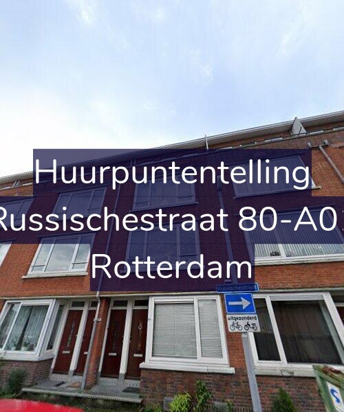 Foto gevel Huurpuntentelling voor Russischestraat 80-A01, Rotterdam