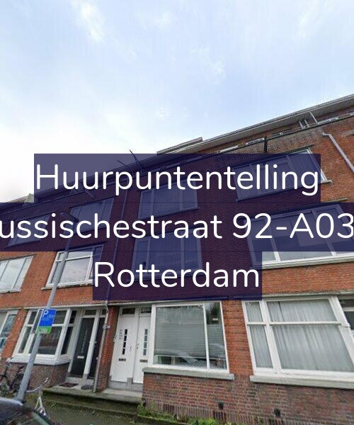 Foto gevel Huurpuntentelling voor Russischestraat 92-A03A, Rotterdam
