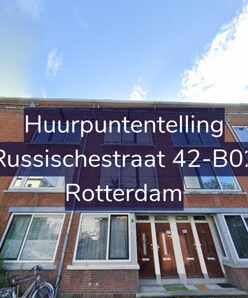 Foto gevel Huurpuntentelling voor Russischestraat 42-B02, Rotterdam
