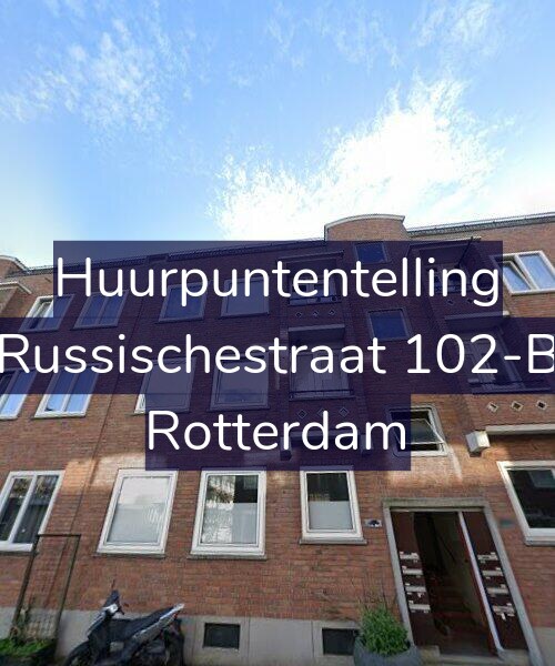 Foto gevel Huurpuntentelling voor Russischestraat 102-B, Rotterdam